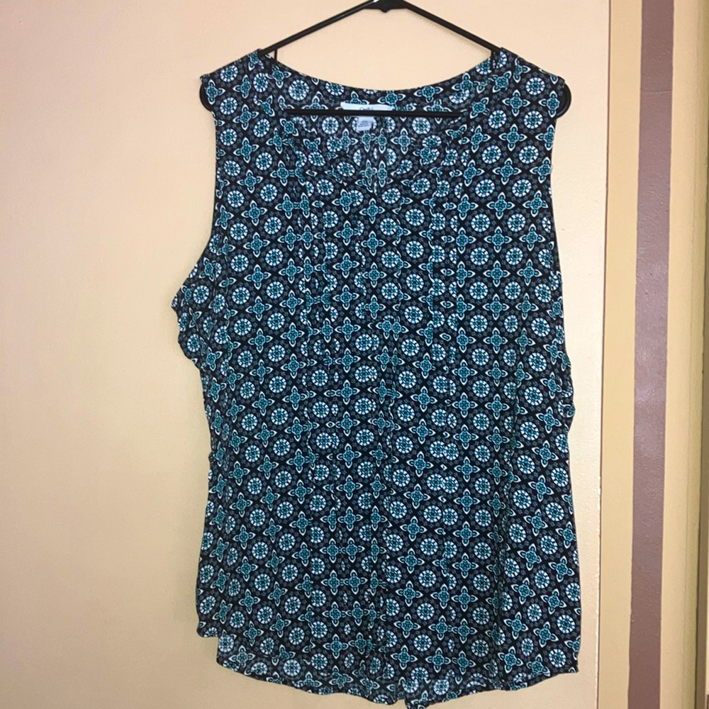Croft and Barrow size XXL floral blouse